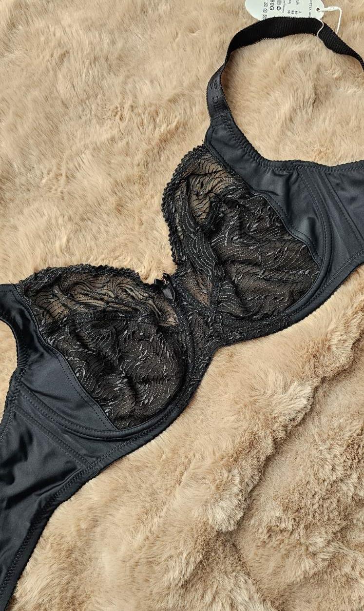 Бюстгальтер чорного кольору Orietta Avec 8352 на чашку G арт.1111325