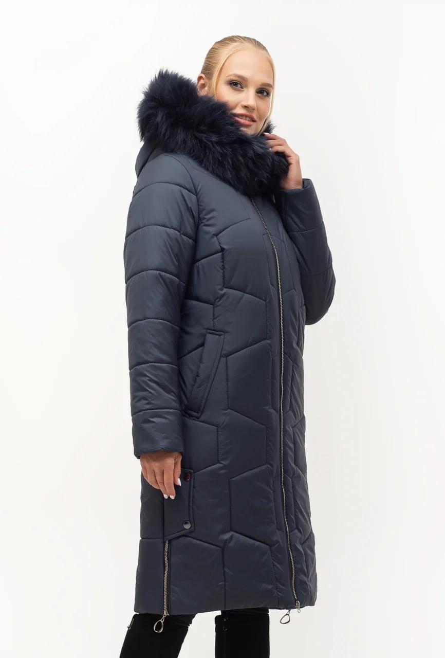Жіноче зимове пальто великих розмірів арт.1170005