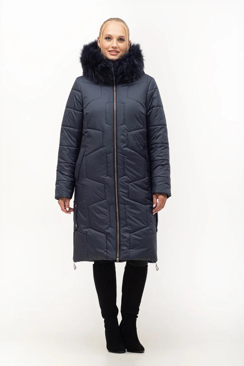 Жіноче зимове пальто великих розмірів арт.1170005
